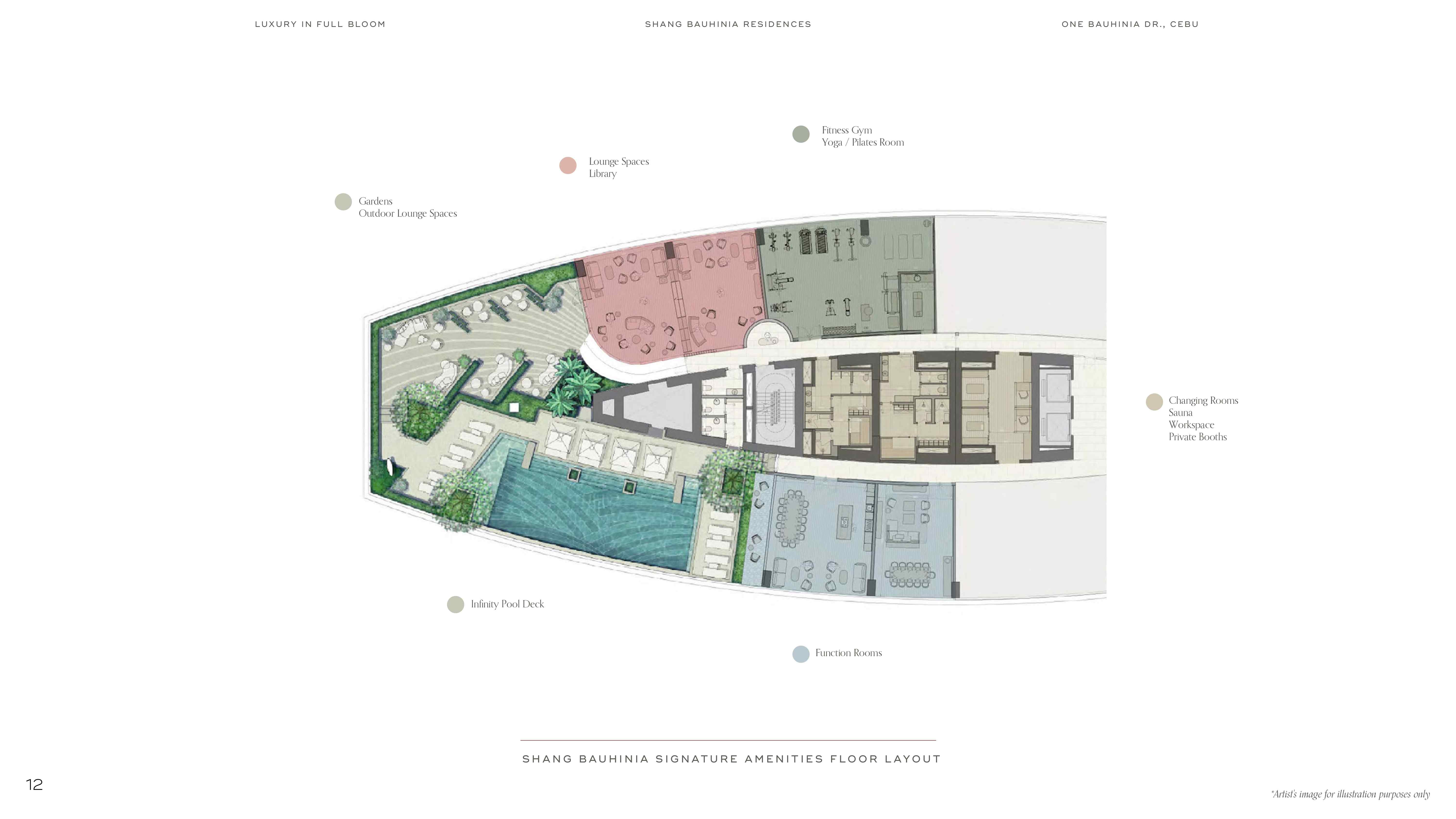 Shang Bauhinia Signature Amenities Floor Layout
